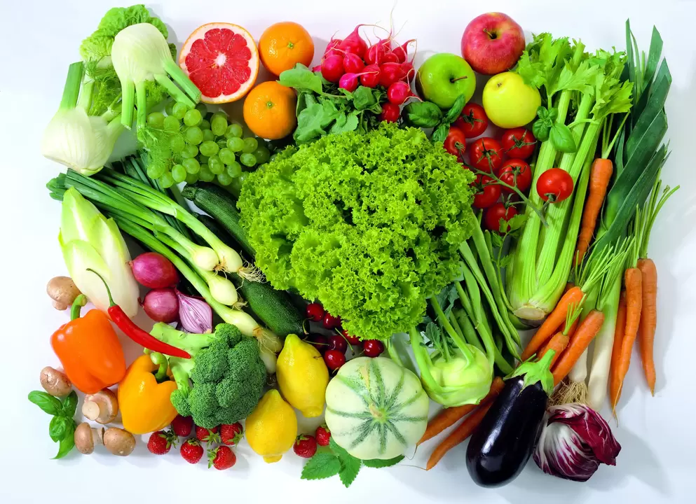 zöldségek és gyümölcsök a potencia érdekében
